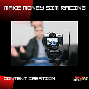 monetize sim racing content