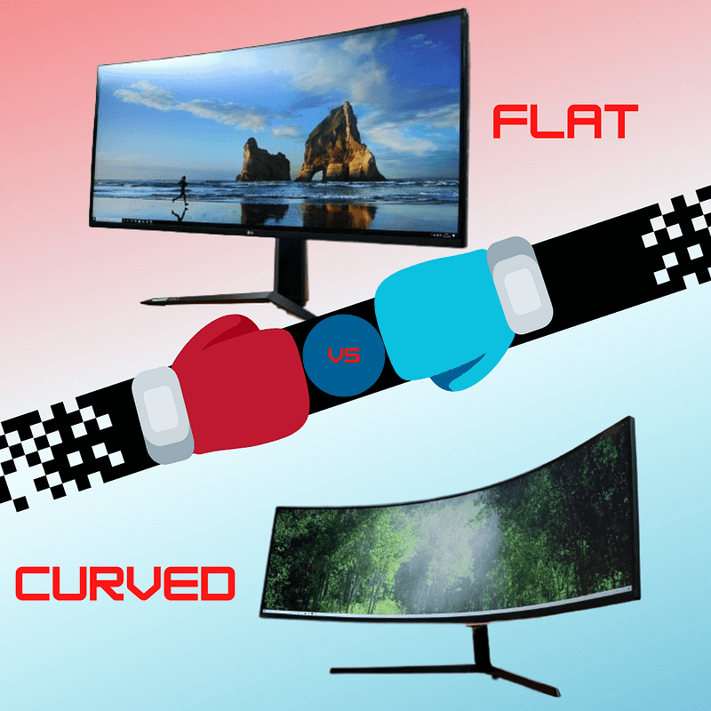 Curved vs Flat Monitors Which One is Best for Sim Racing